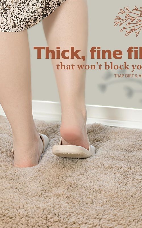 AIESY® Ultra-Soft Plush Washable Non Slip Floor Carpet