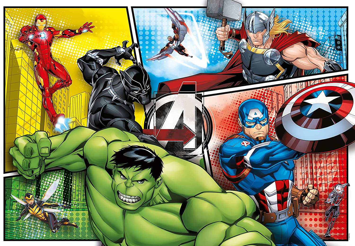 CLEM. PUZZLE AVENGERS 104PCS