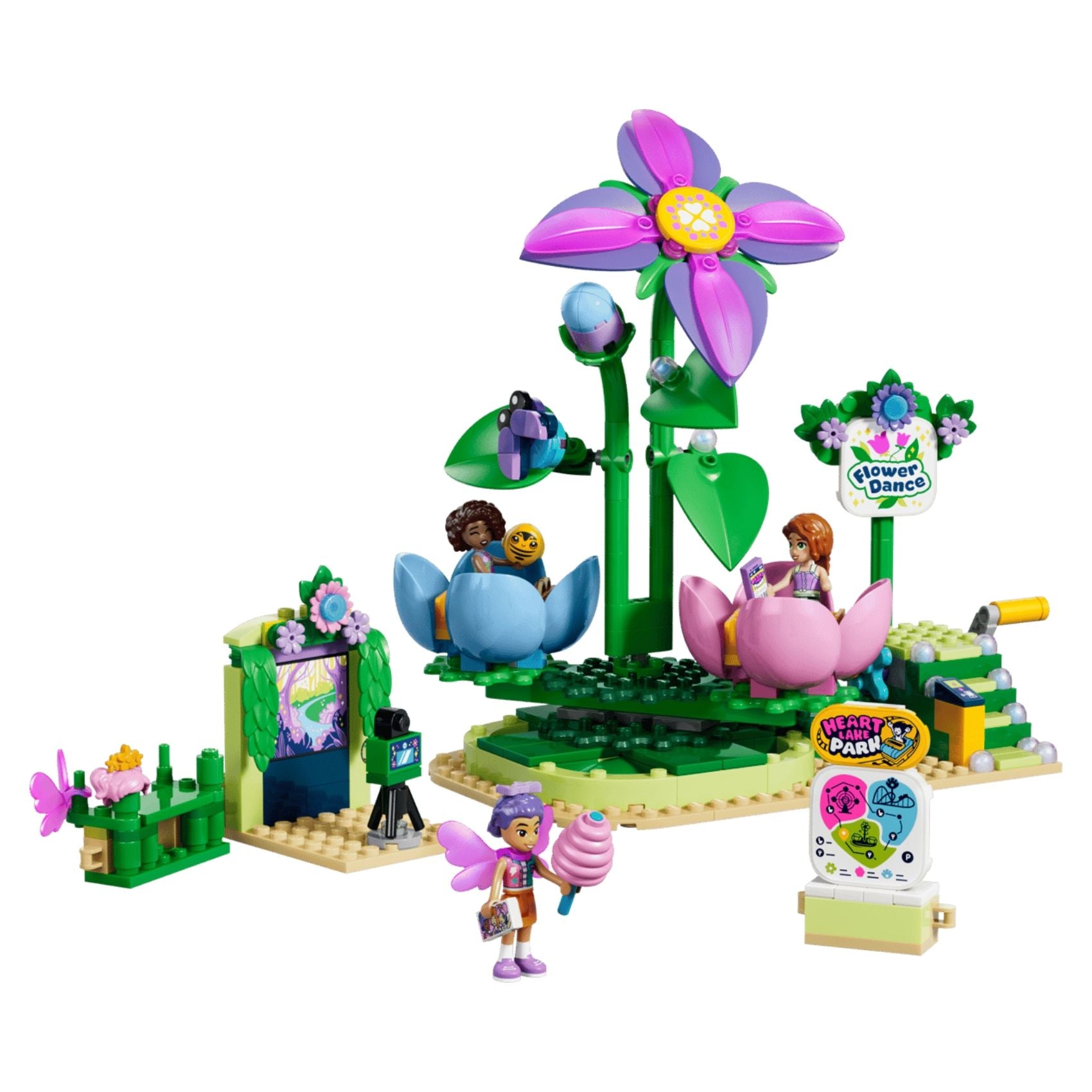LEGO Friends 42702 Spinning Flower & Fairy Teacup Building Toy Set, 321 Pieces for Girls and Boys Ages 7 Years and Above