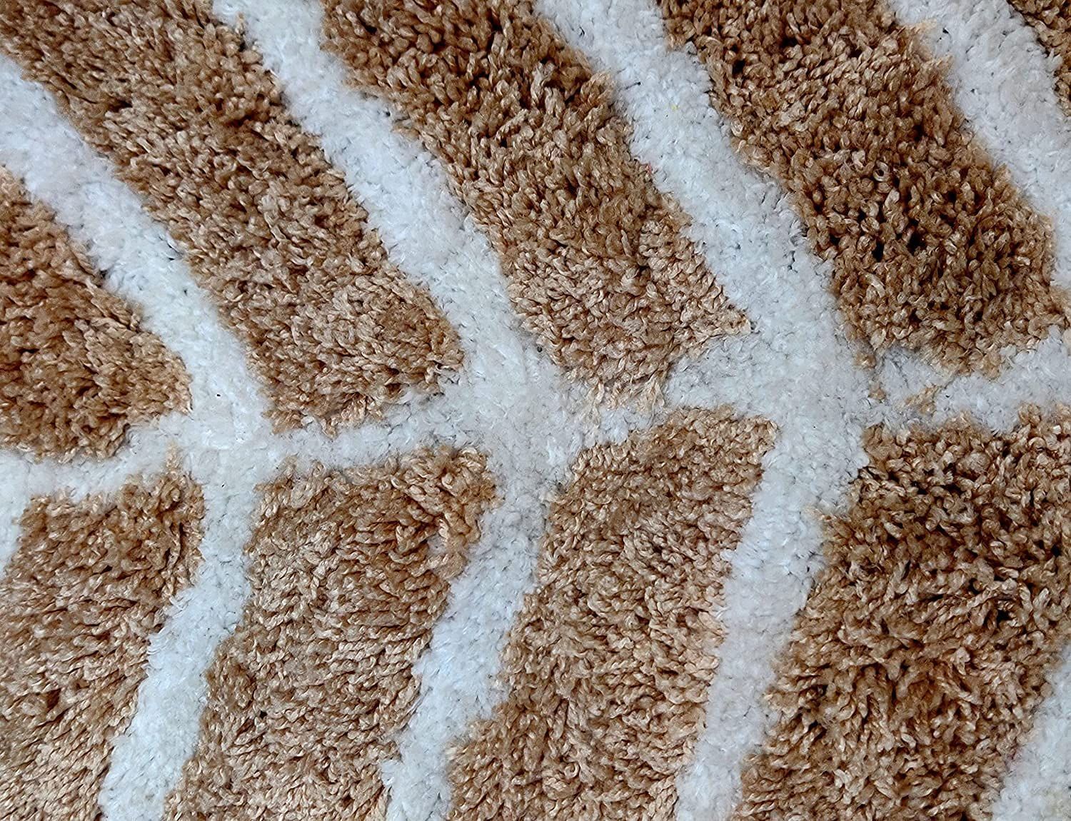 AIESY®- Fluffy Washable Non Slip Micro-Poly Runner Rug