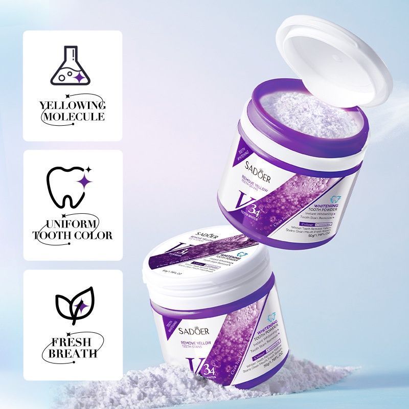 Teeth Whitening Powder for Yellow Teeth - 001-SD08702