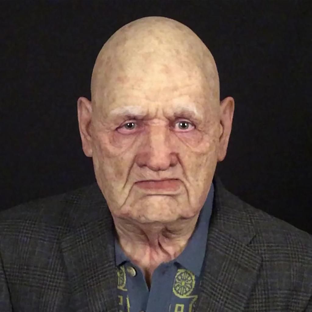 Mardi Gras Mask Another Me-the Elder Holiday Funny Masks Supersoft Old Man Adult Mask