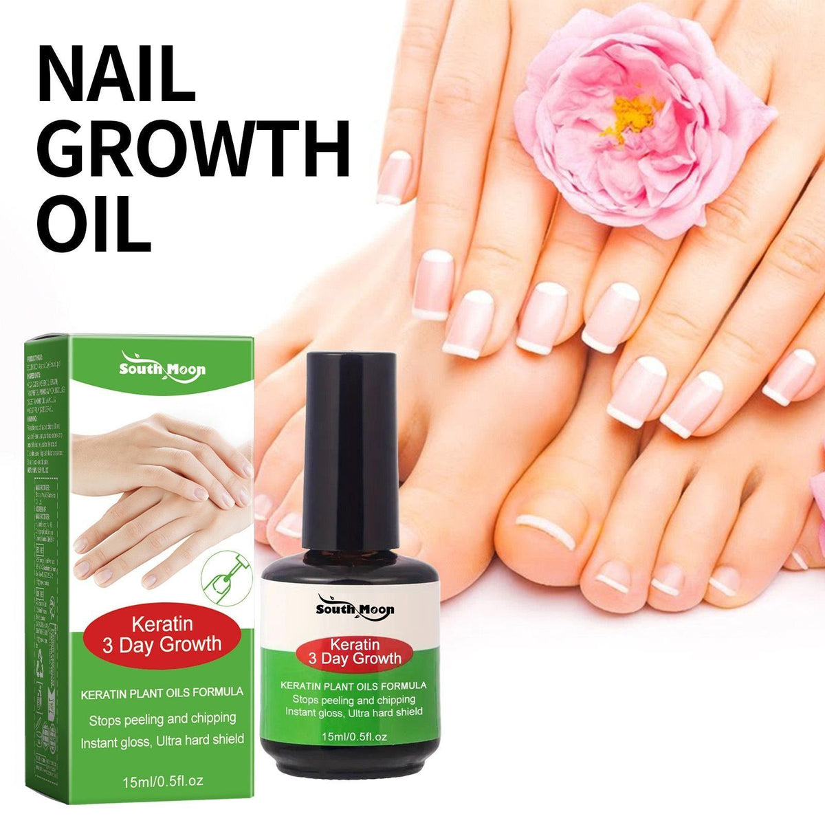 Nail Care Serum with Tea Tree Keratin Vitamin E 15ml