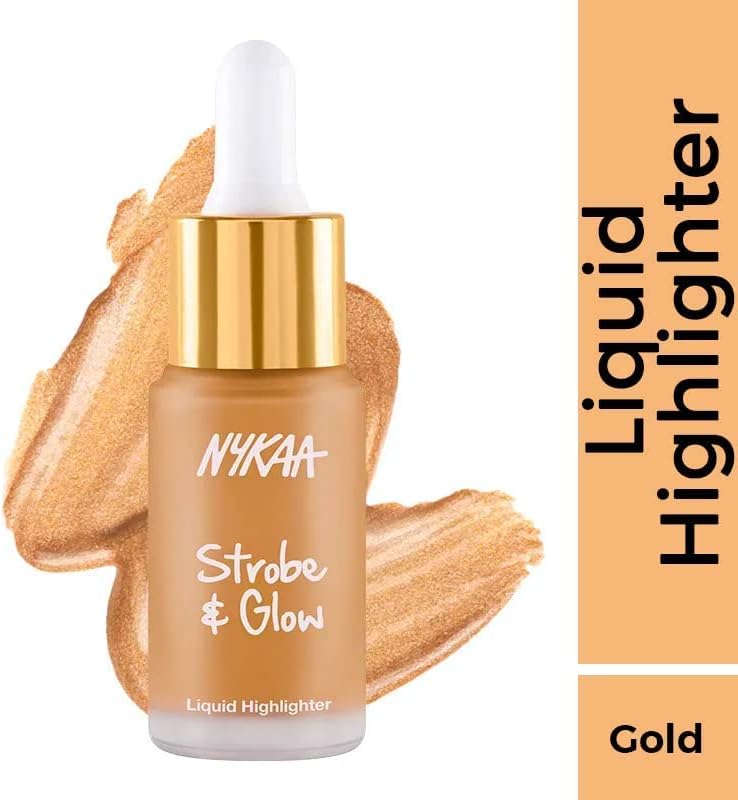 Nykaa Strobe & Glow Liquid Highlighter Gold Mine