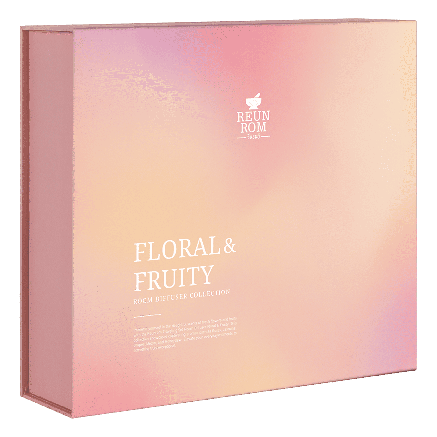 Traveling Set Room Diffuser 30ml x 4Pcs Reunrom Floral & Fruity