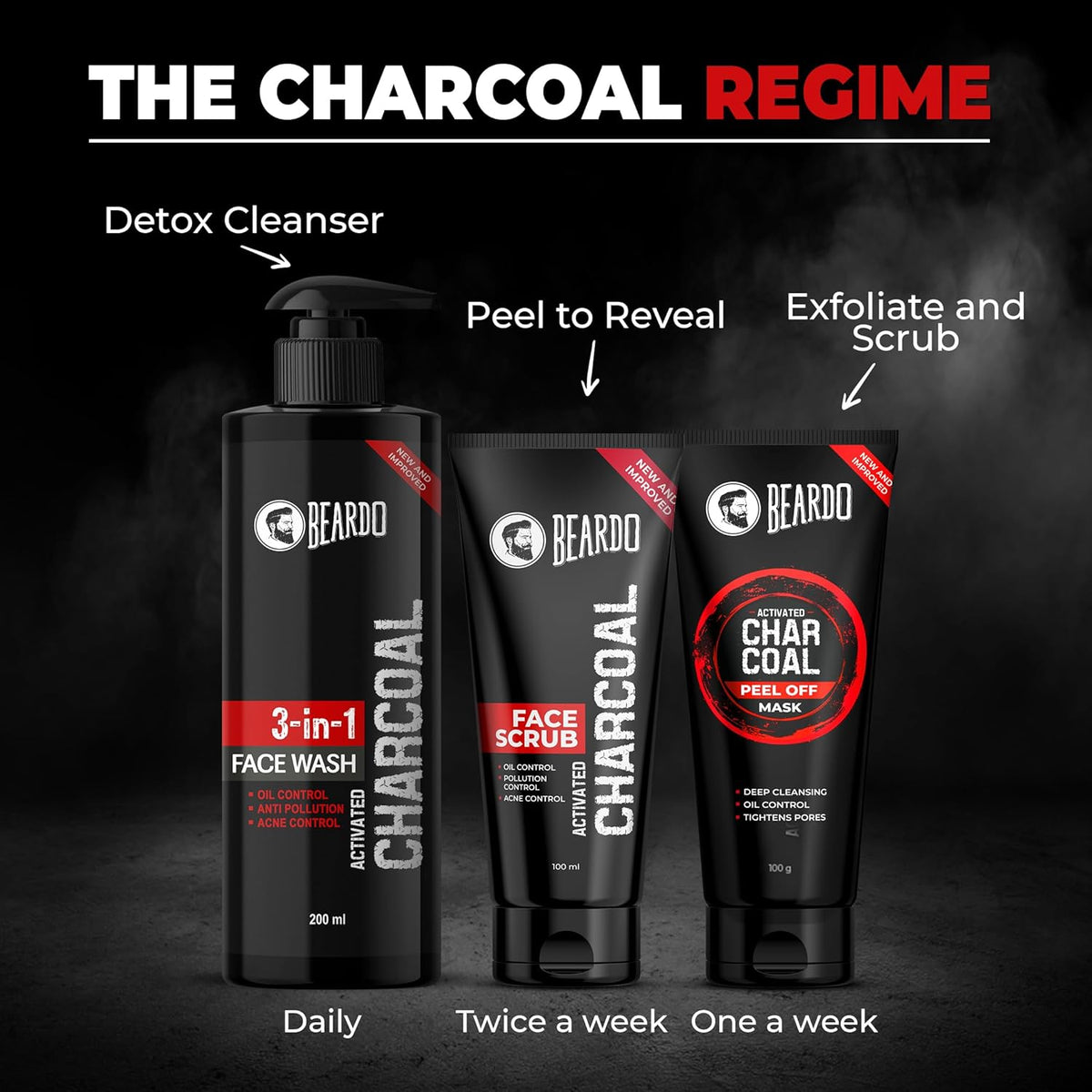 Beardo Activated Charcoal Face Wash 200ml