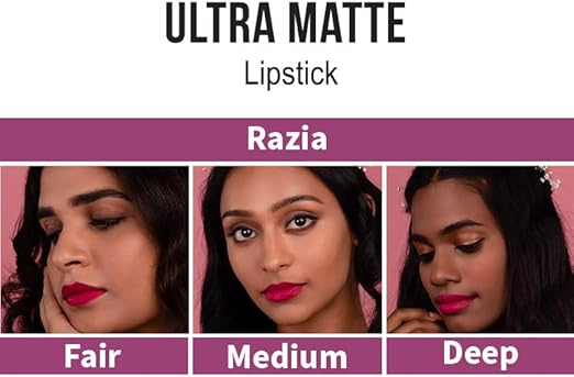 Nykaa Ultra Matte Lipstick Razia18