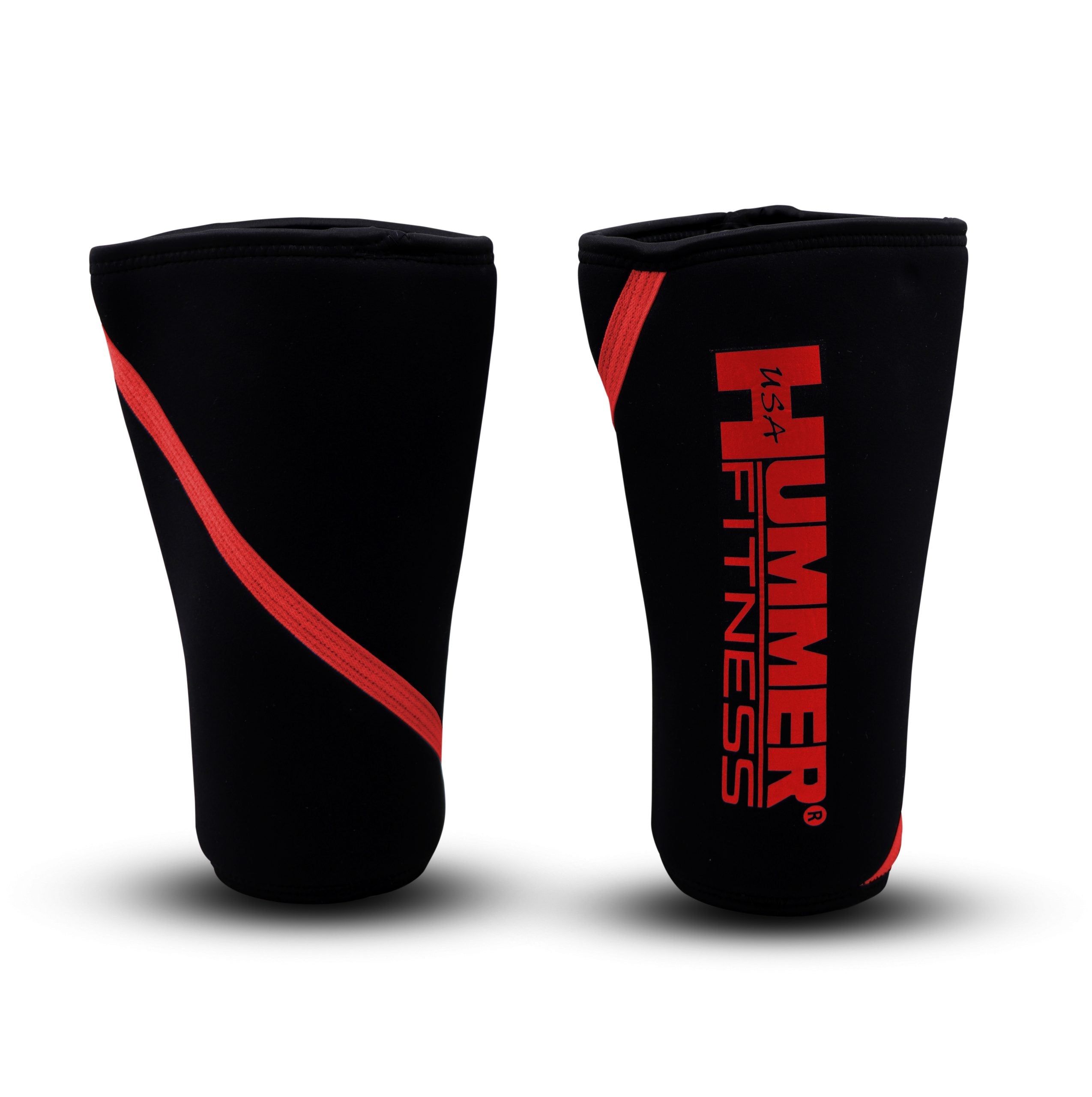 HMR USA 2015 KNEE SLEEVE BLACK/RED (M)