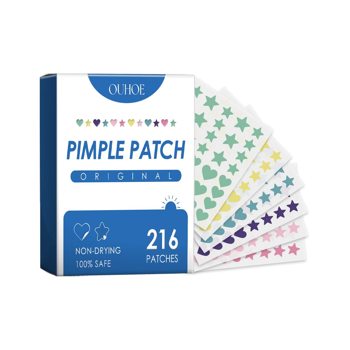Reduce Acne Fast, Waterproof Breathable Pimple Patches, Clear Skin Solution ,216 patches