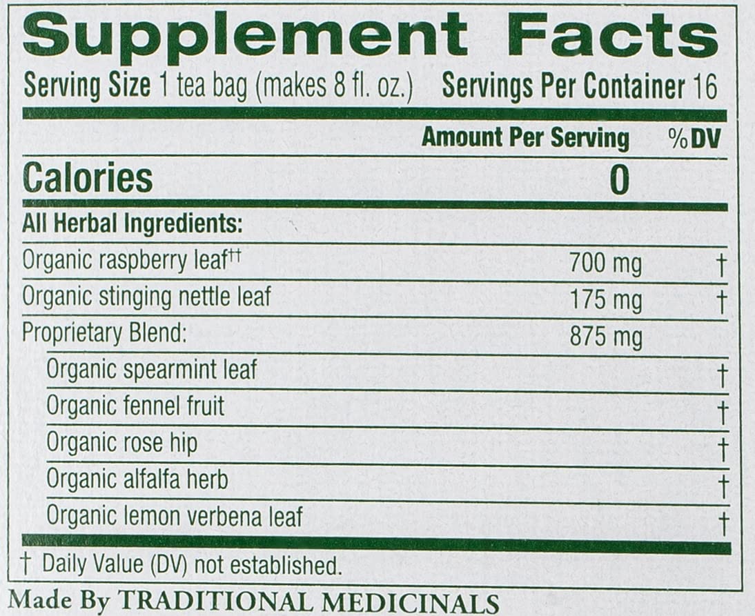 Traditional Medicinal Pregnancy Tea, 16 Teabags