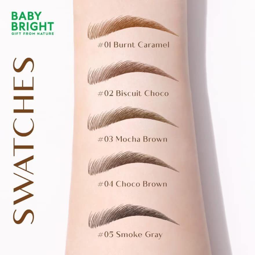 Razor Sharp Brow Pencil 0.15g Baby Bright (M) #02 Biscuit Choco