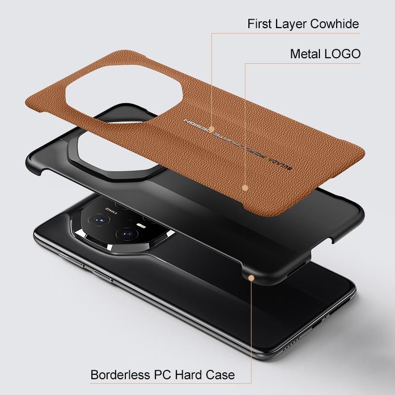 Leather Hybrid PC Case For Huawei Mate 70 RS Ultimate