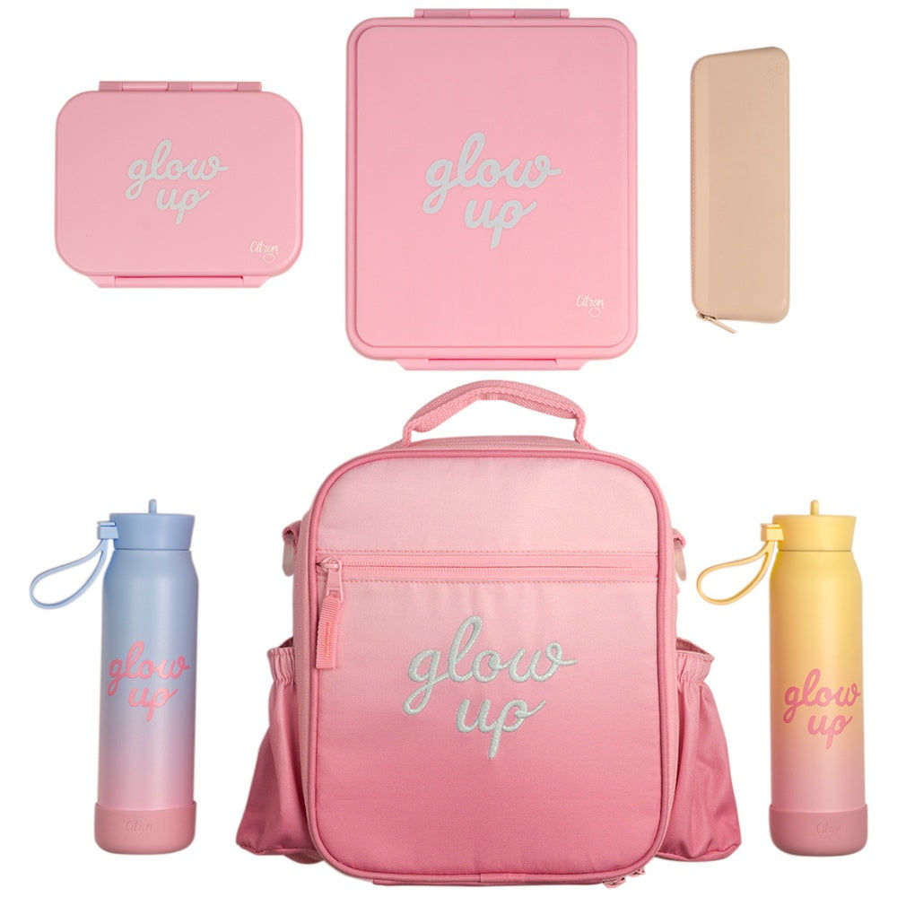 Citron Insulated Lunchbag Backpack - Pink Glowup