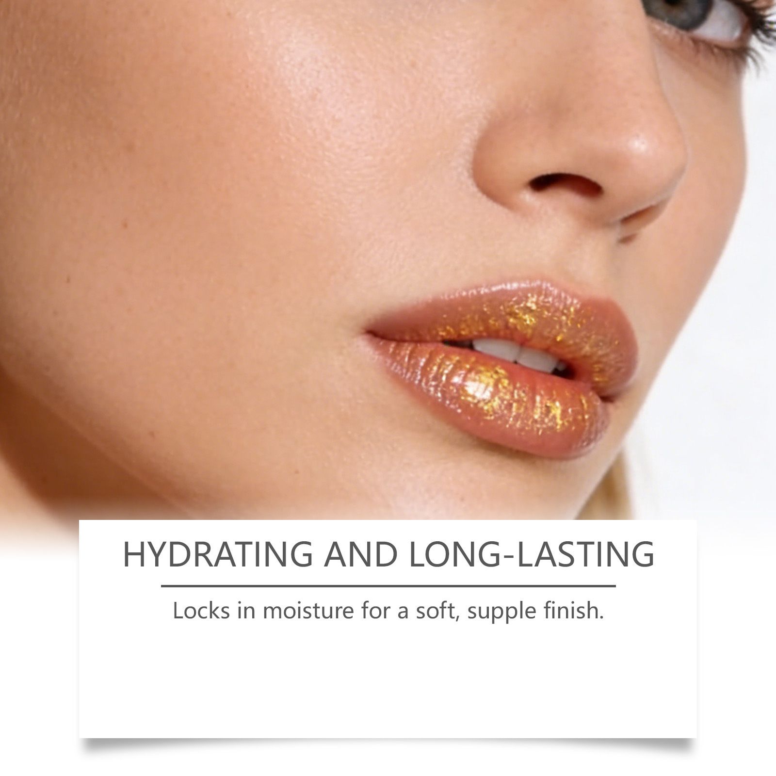 3.5g Gold Flake Lip Balm with Color Changing and Hydration
