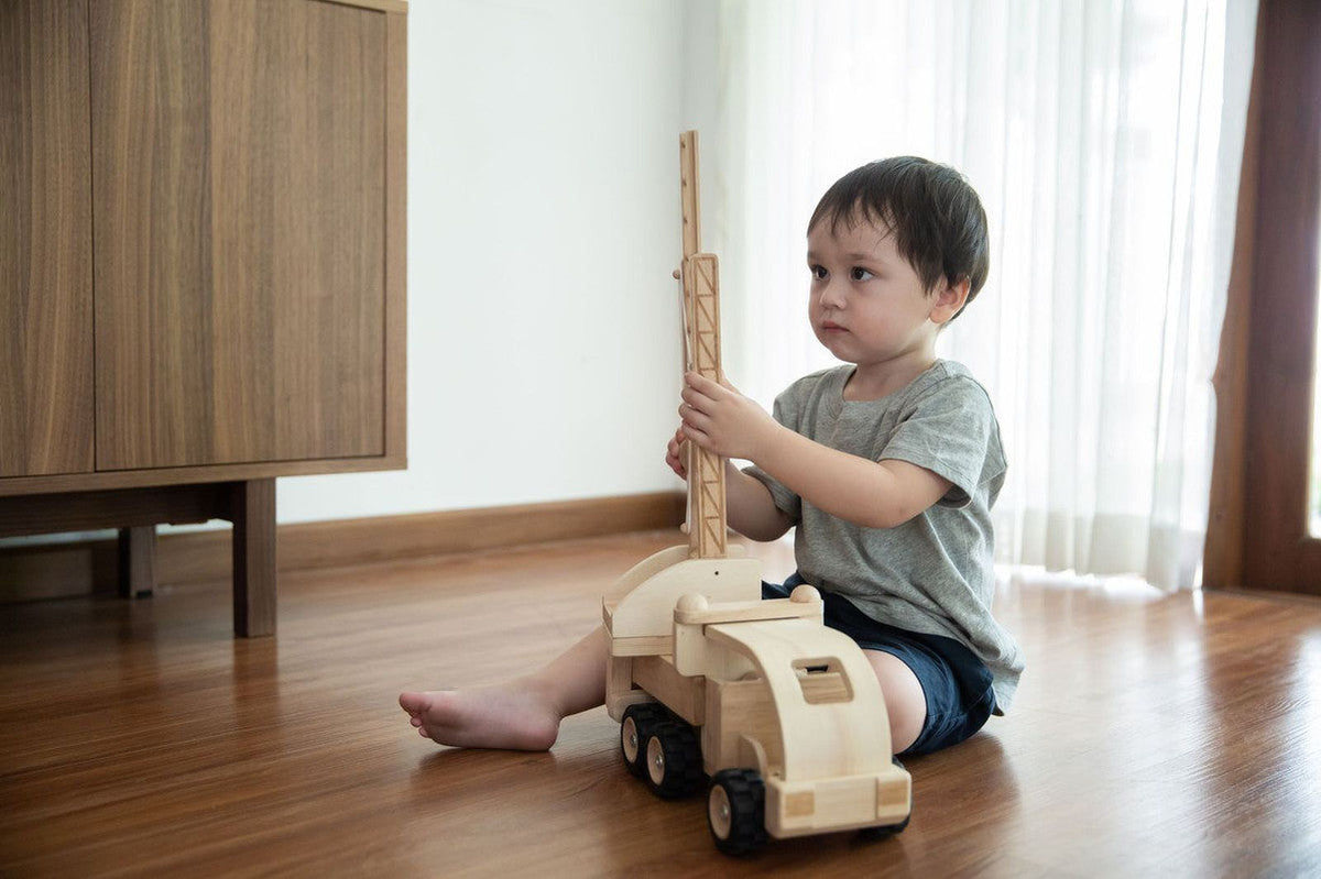 PlanToys Fire Truck — Wooden Toy Vehicle