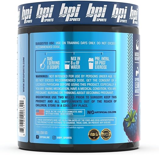 BPI Best BCAA 30serve Blu Raspberry 300G