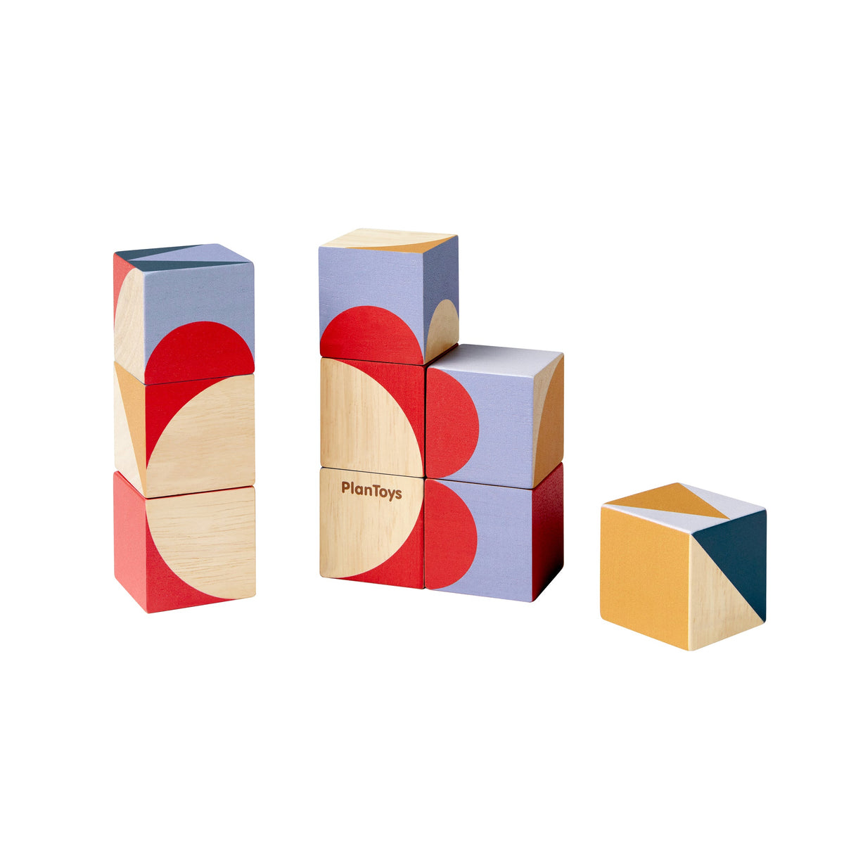 PlanToys Geo Pattern Cubes