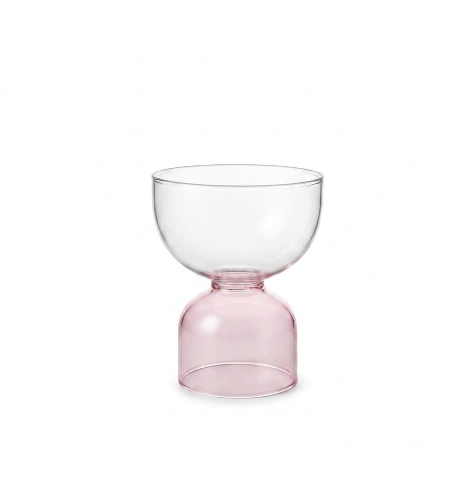 Bloom Cup – Clear & Blush Pink