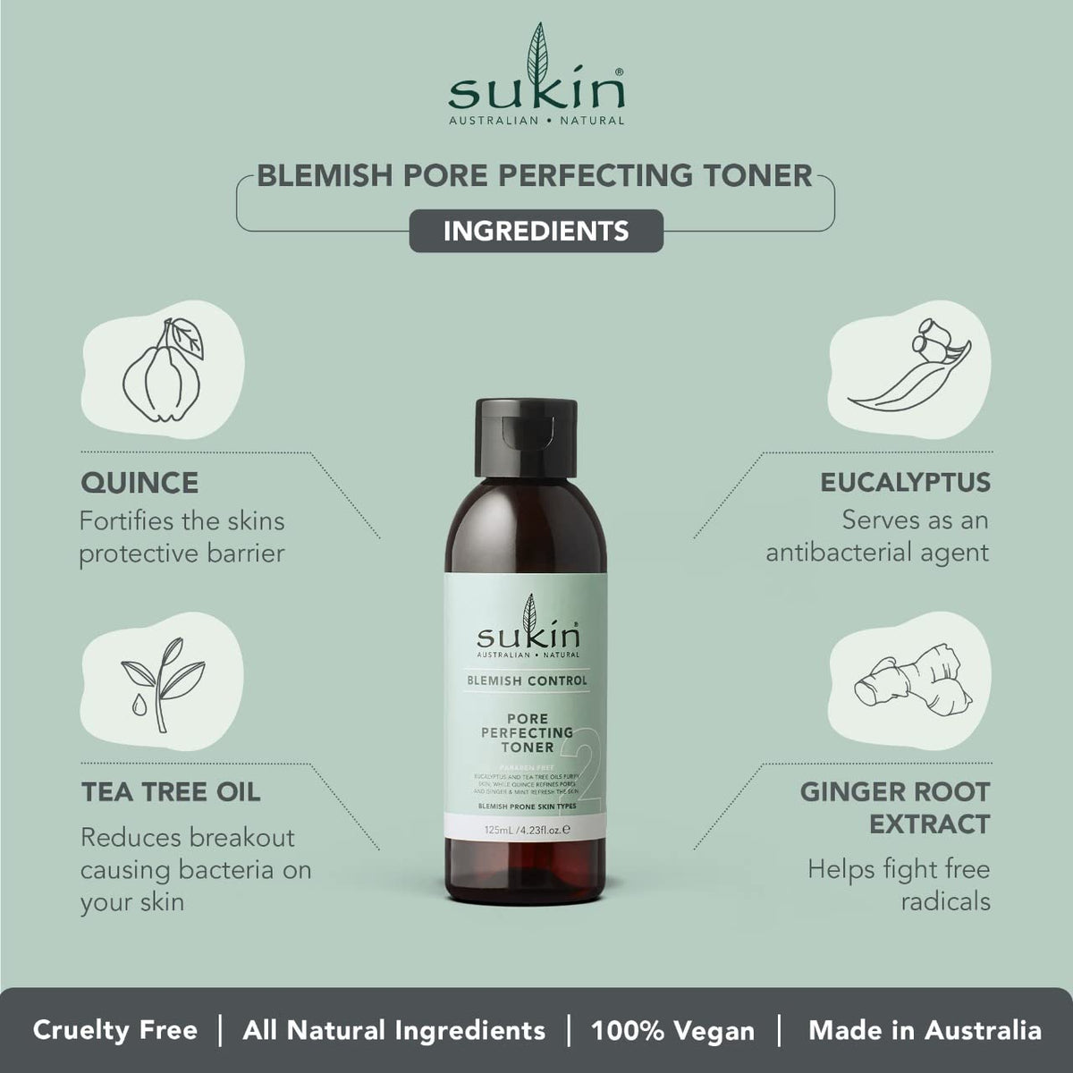 Sukin Blemish Control Spot Banishing Gel 15Ml