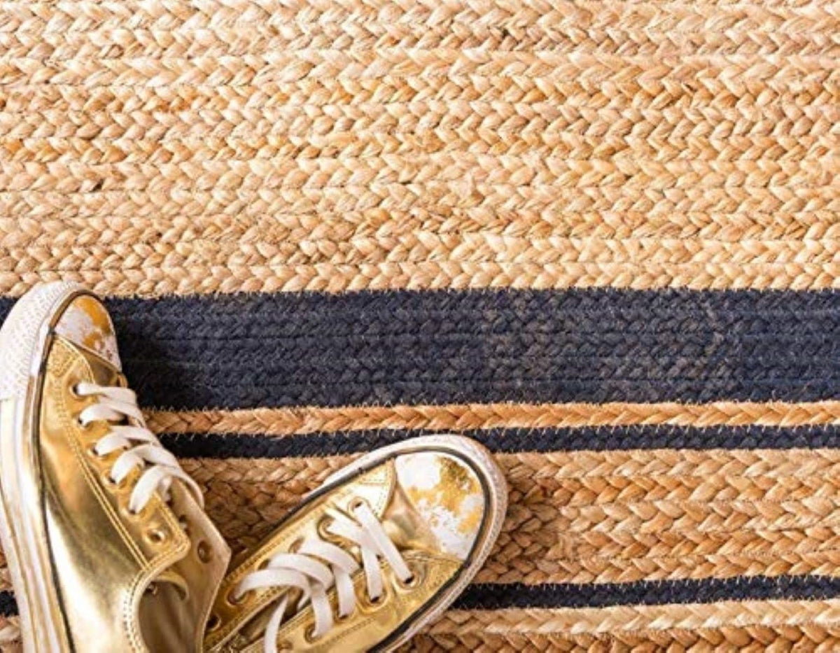 AIESY® Handwoven Jute Beautiful Reversible Runner Rug