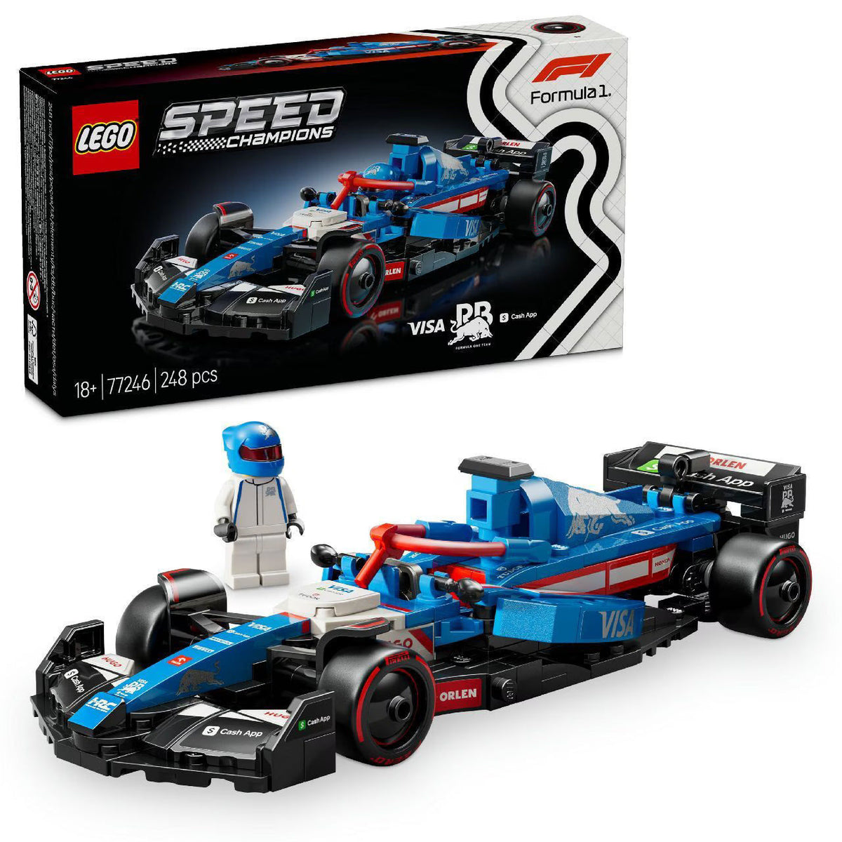 77246 Visa Cash App VCARB 01 F1 Race Car _x000D_