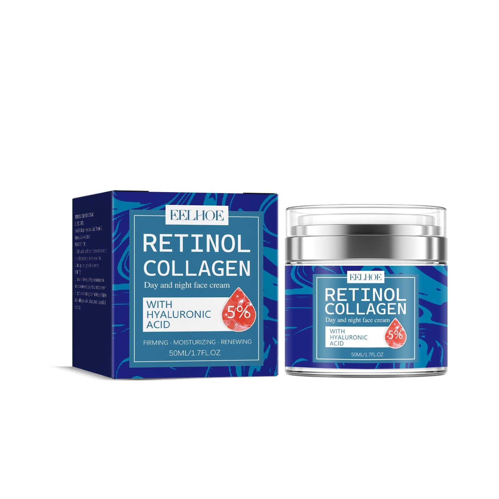 Retinol Collagen Cream Fade Fine Lines, Tighten Skin, Brighten, Moisturize ,50ml