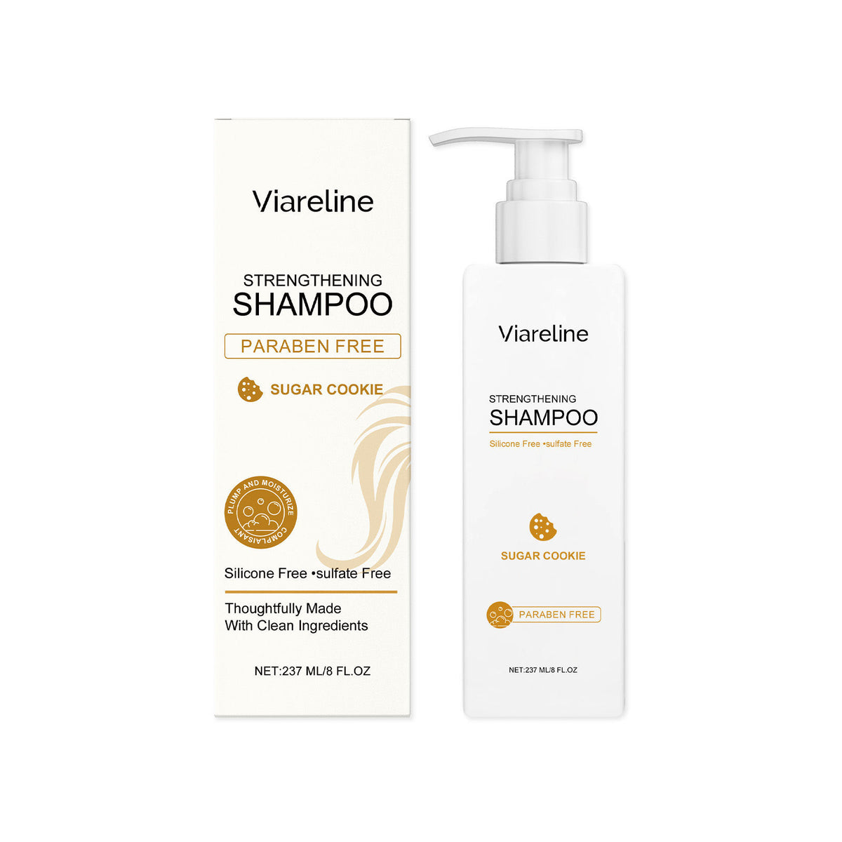 Amino Acid Hair Care Shampoo, Moisturizing, Strengthening, Silky Hair, Refreshing Fragrance ,237ml