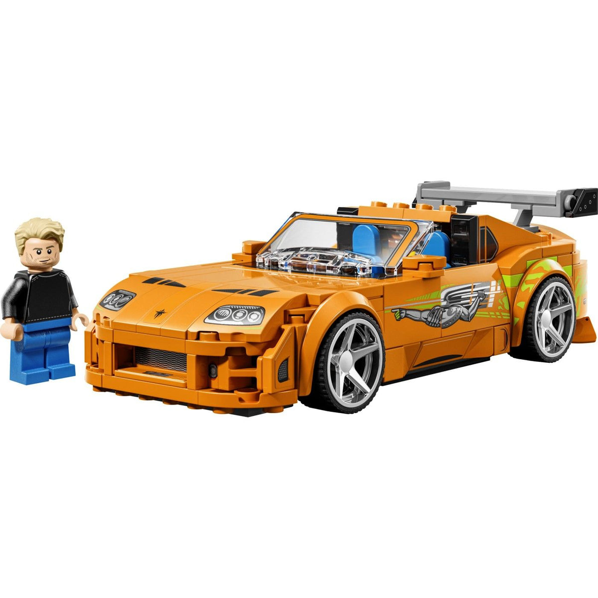 LEGO Speed Champions The Fast and the Furious Toyota Supra MK4 Building Set, 292 Pieces, For Age 10+ Years
