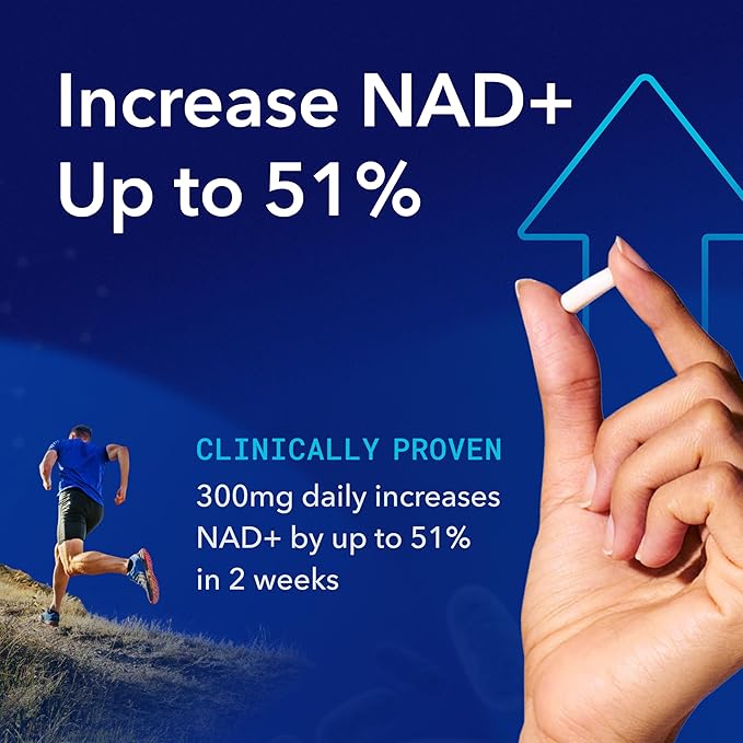 TRU NIAGEN - Vitamin B3 | Advanced NAD+ Booster | Nicotinamide Riboside NR | Increases Energy & Promotes Anti Aging