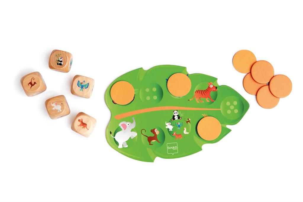 Jungle Yam Yahtzee Board Game