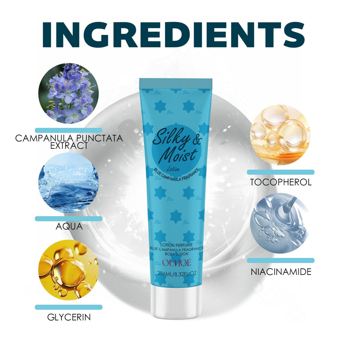 Brightening Skin Body Toner for Armpits, Knees, Dark Spots, Moisturizing, Fast Results ,236ml