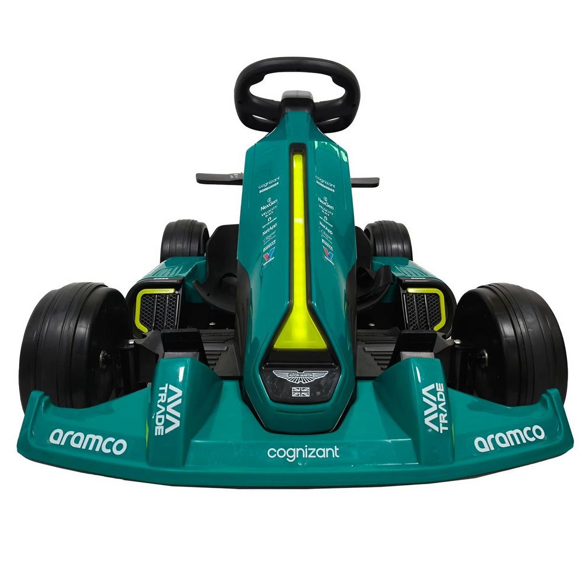 Aston Martin F1 Battery Powered Ride-On Go Kart, 12V, For Ages, 3+ Years to 8+ years