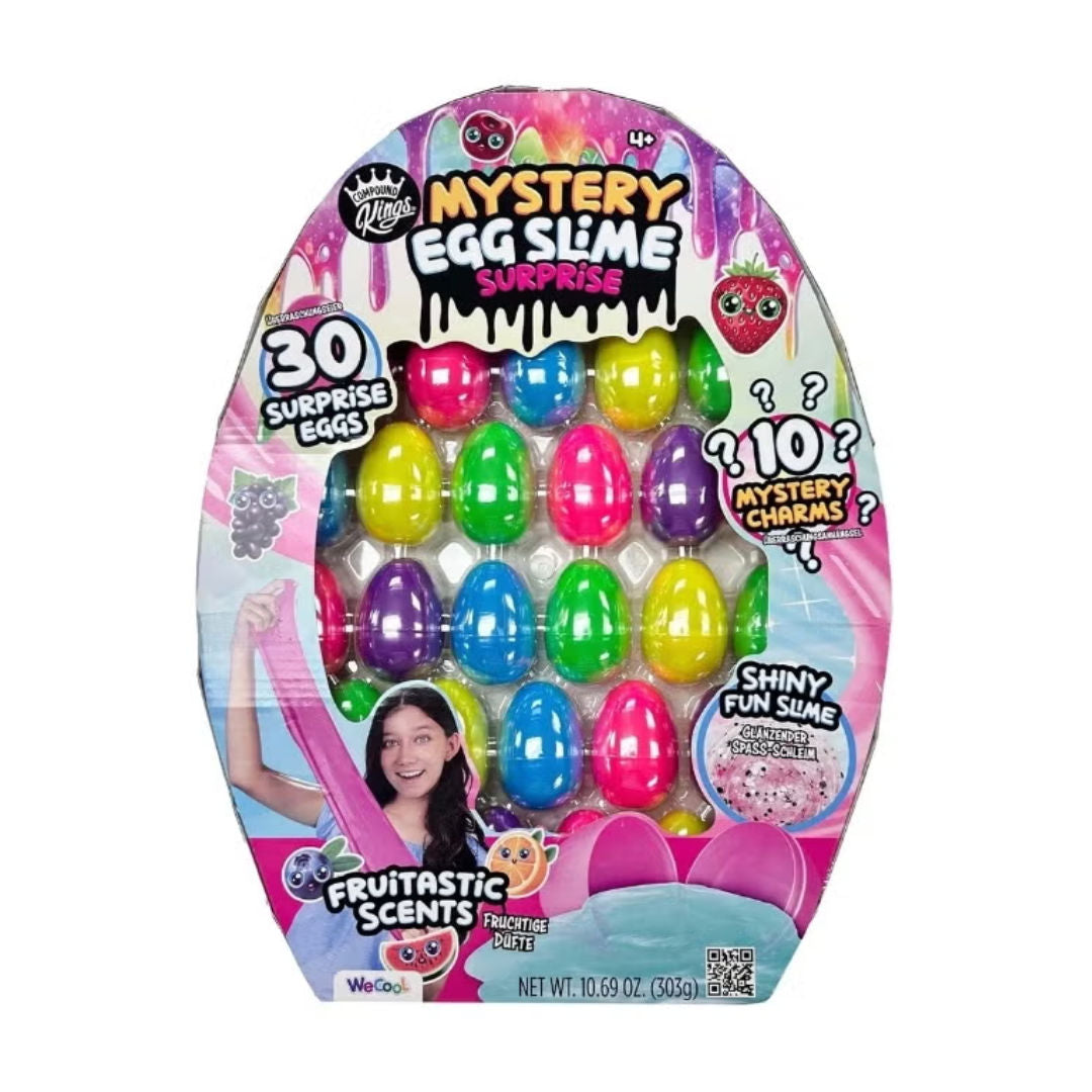 WeCool COMPOUND Kings Mystery Egg Scented Slime With 30 Surprises + 10 Mystery Charms