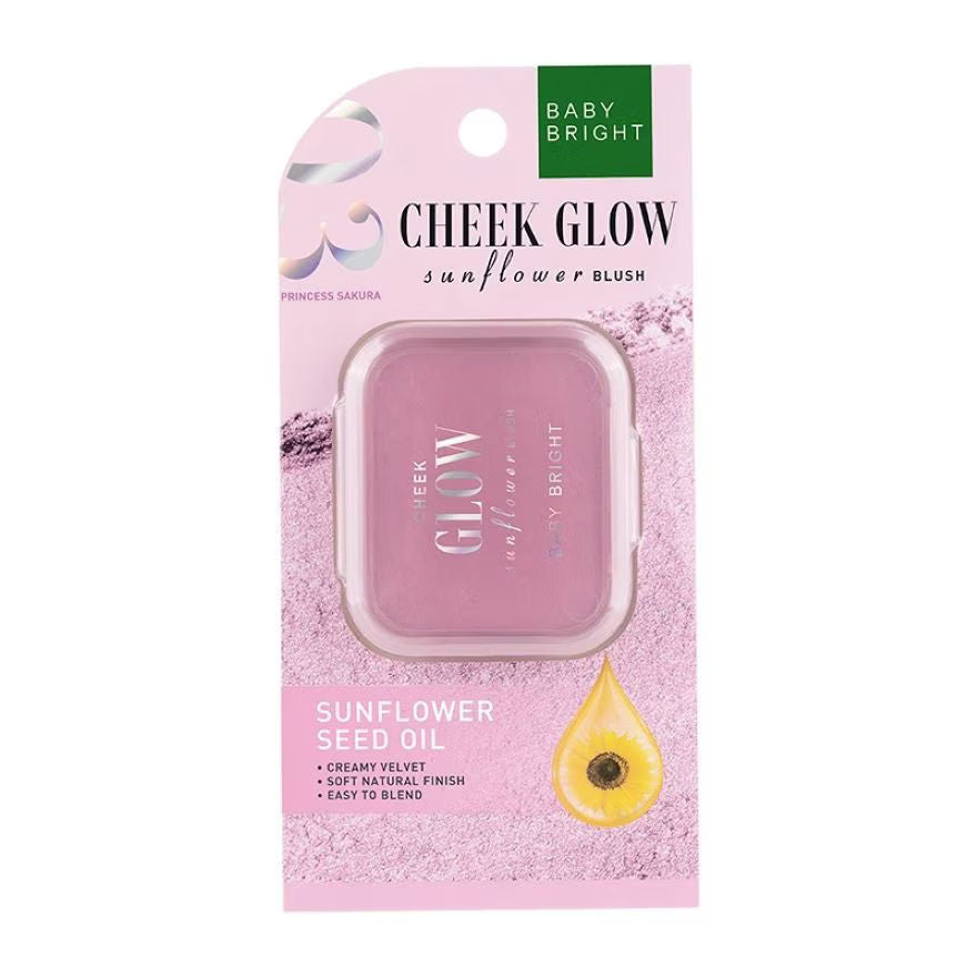 CHEEK GLOW SUNFLOWER BLUSH 5.2G BABY BRIGHT (M) 03 PRINCESS SAKURA