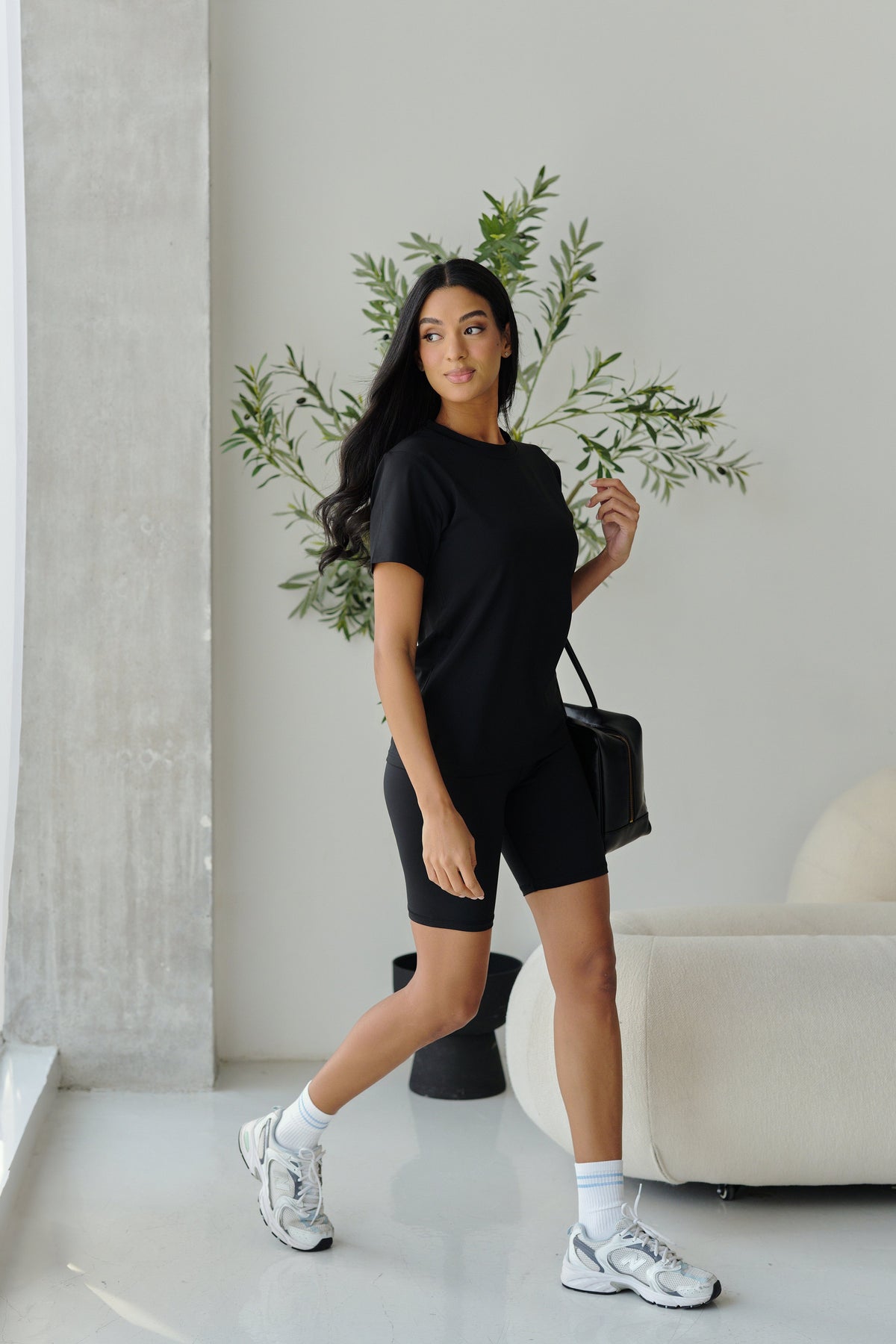 Regular Fit Women T-Shirt - Black