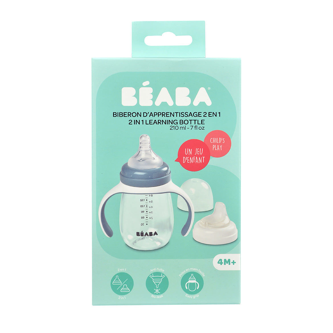 Beaba 2-in-1 Learning Cup Windy Blue