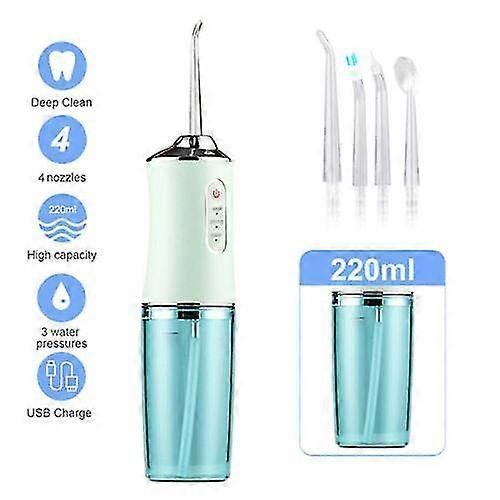Water Jet Dental Teeth Flosser Electric Oral Irrigator Tooth Cleaner Floss