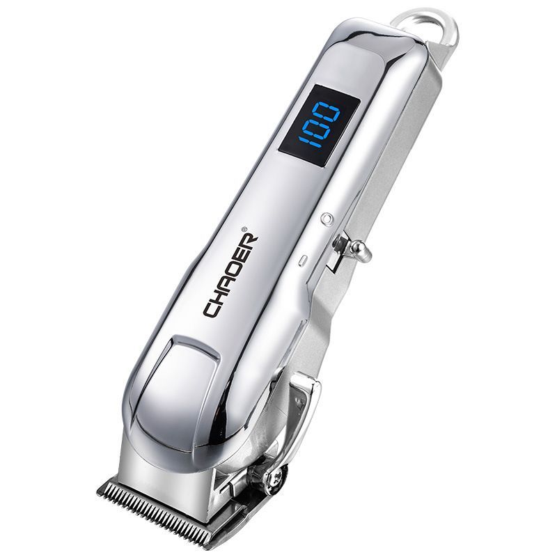 LCD Hair Clipper with Adjustable Guide Comb