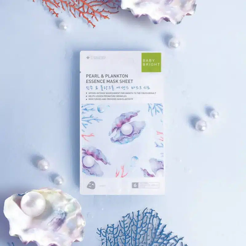 PEARL & PLANKTON ESSENCE MASK SHEET 20G BABY BRIGHT (F)