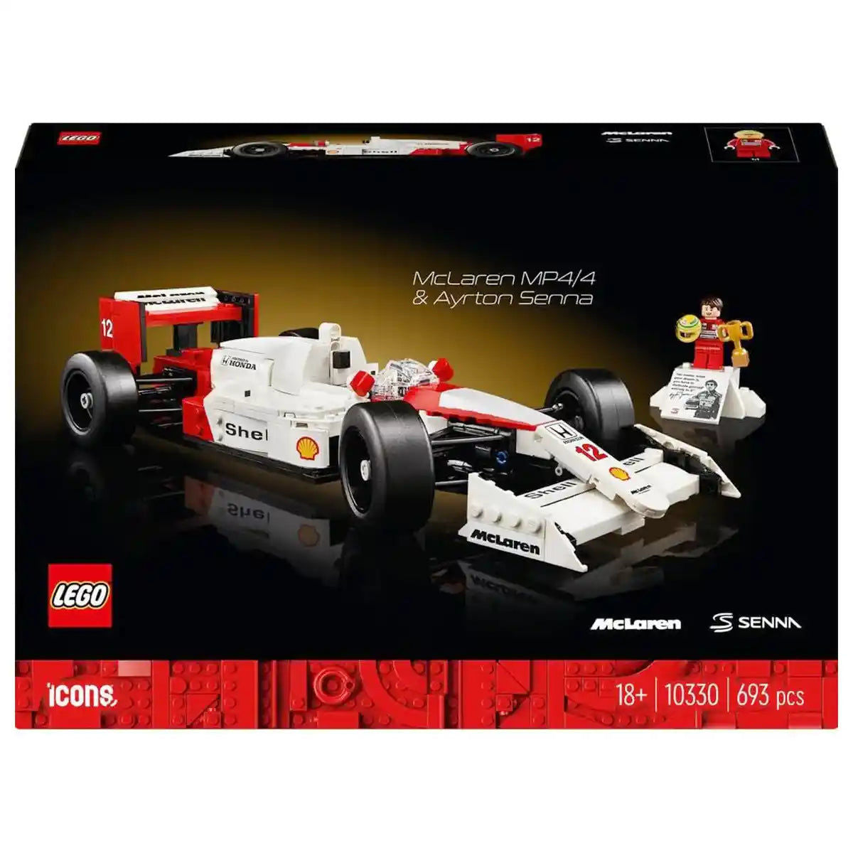 LEGO Icons McLaren MP4/4 & Ayrton Senna Set 10330