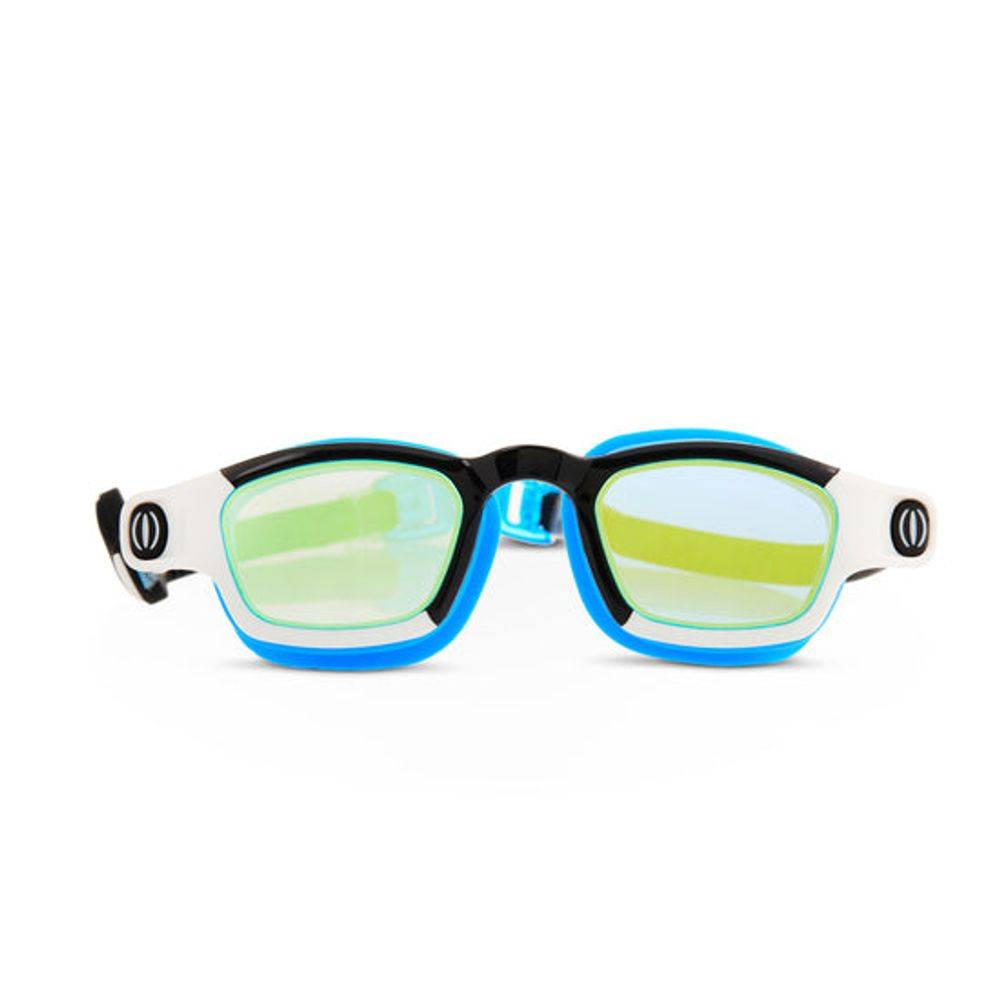 Bling2O Phantom Surfer Short Fin Shark Swim Goggles Blue, 6+ years