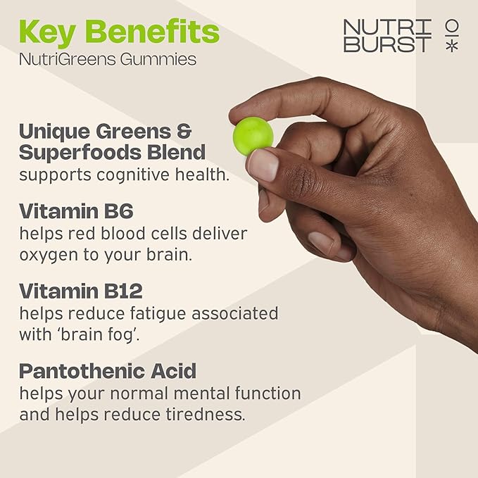 Nutriburst Nutri Greens 60 Gummies