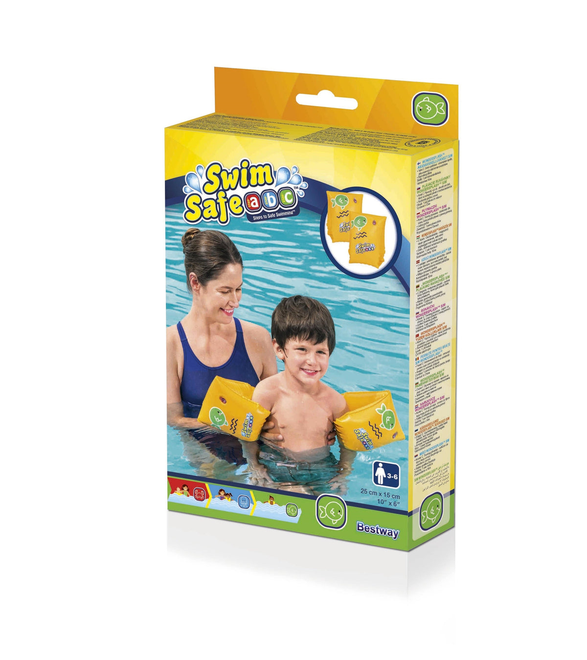 BWAY SWIMSAFE BABY ARMBANDS STEPC 25X15