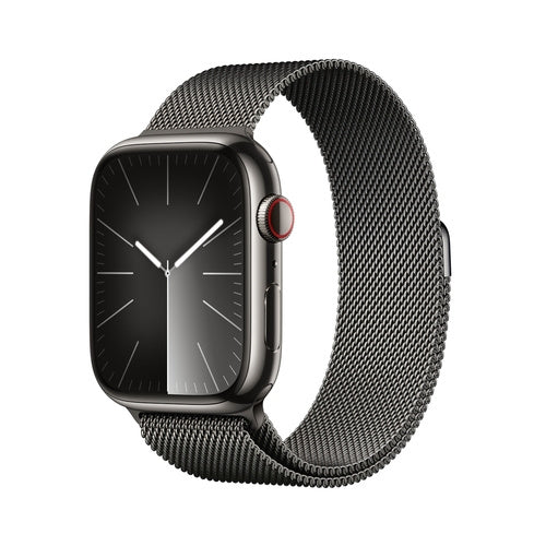 Series 9 GPS + Cellular 45mm Stainless Steel Milanese Loop