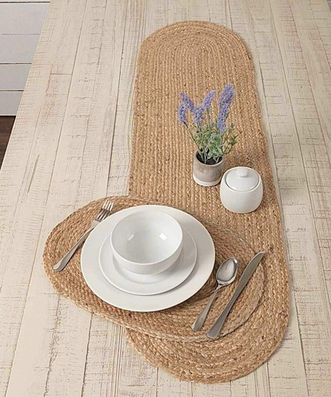 Oval Heat Resistant Dining Table Runner for Dining Table
