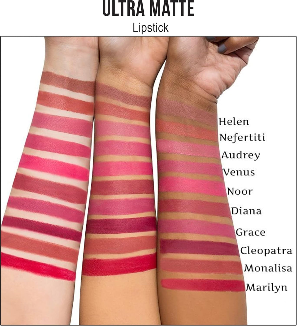 Nykaa Ultra Matte Lipstick Helena 12