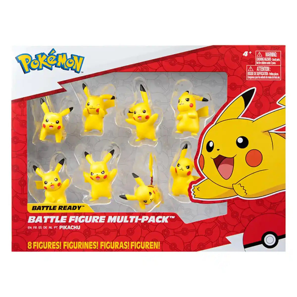 POKEMON BATTLE FIGURE PICKACHU 8PACK 2"