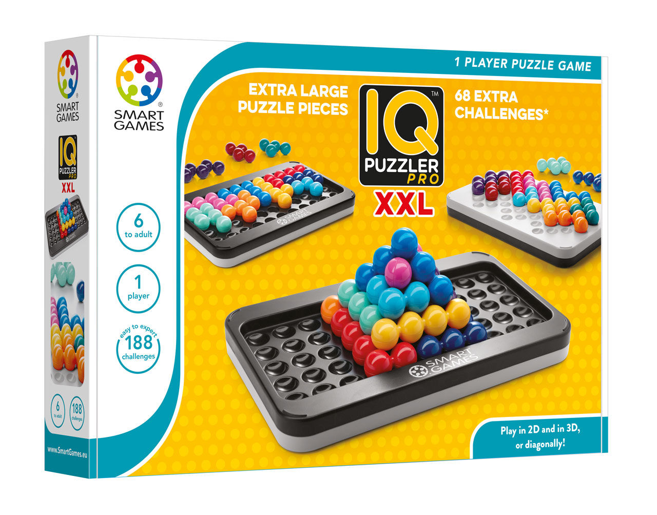Smart Games IQ-Puzzler Pro XXL — Extra Large Puzzle Game