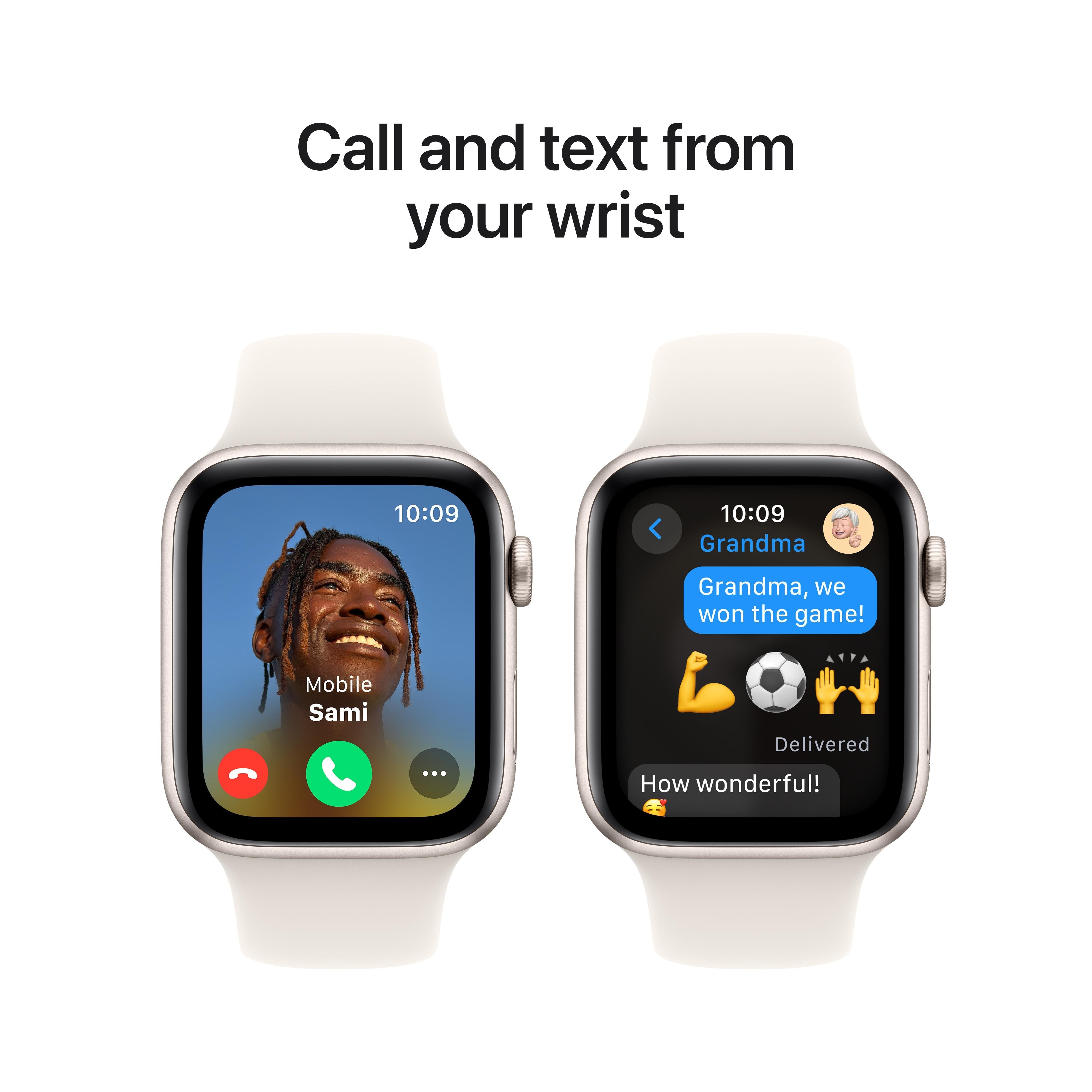 Apple Watch SE 2nd Gen GPS + Cellular, 40mm Aluminium Case with Sport Band M/L