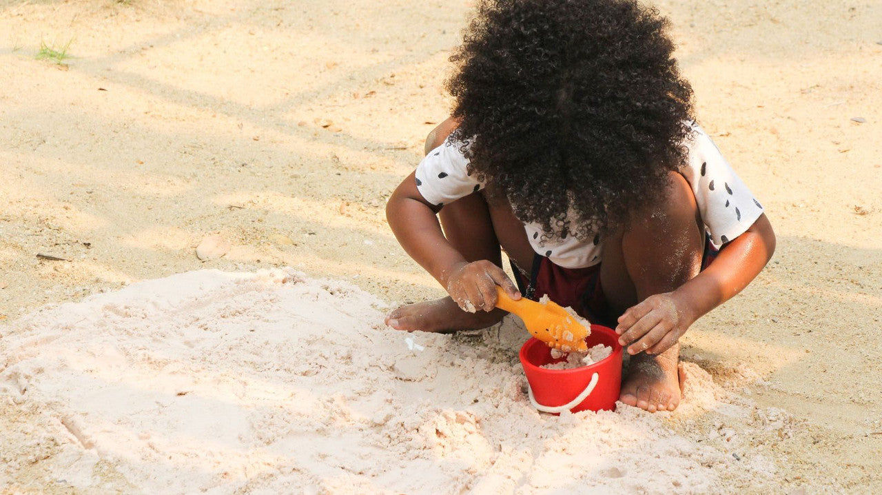 PlanToys Sand Play Set — Wooden Beach Toy